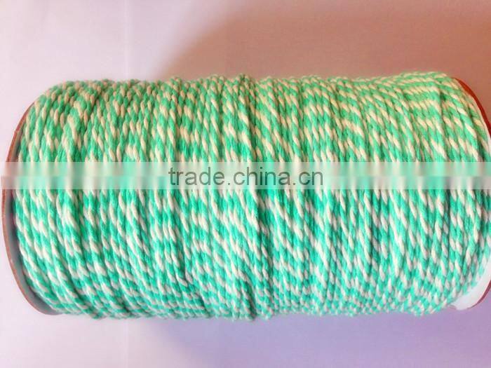 Colorful christmas twisted cord paper rope wholesale