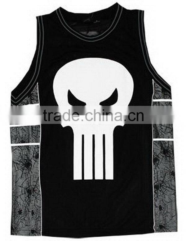 Super quality useful training basketball jersey for college