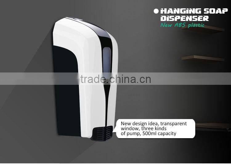 Hanging hospital manual 500mL disinfectant dispenser / refillable mist spraying hands wash machine YK2580-A