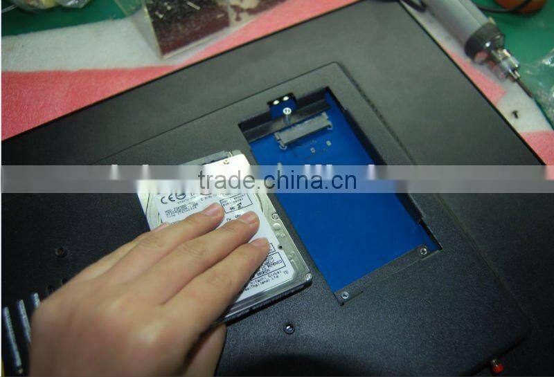 movbale harddisk 15'' touch screen embedded computer with Atom D525