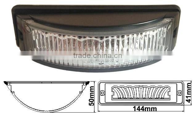 CREE Arc shape 3W LED warning lighthead 6pcs 18W HF-610