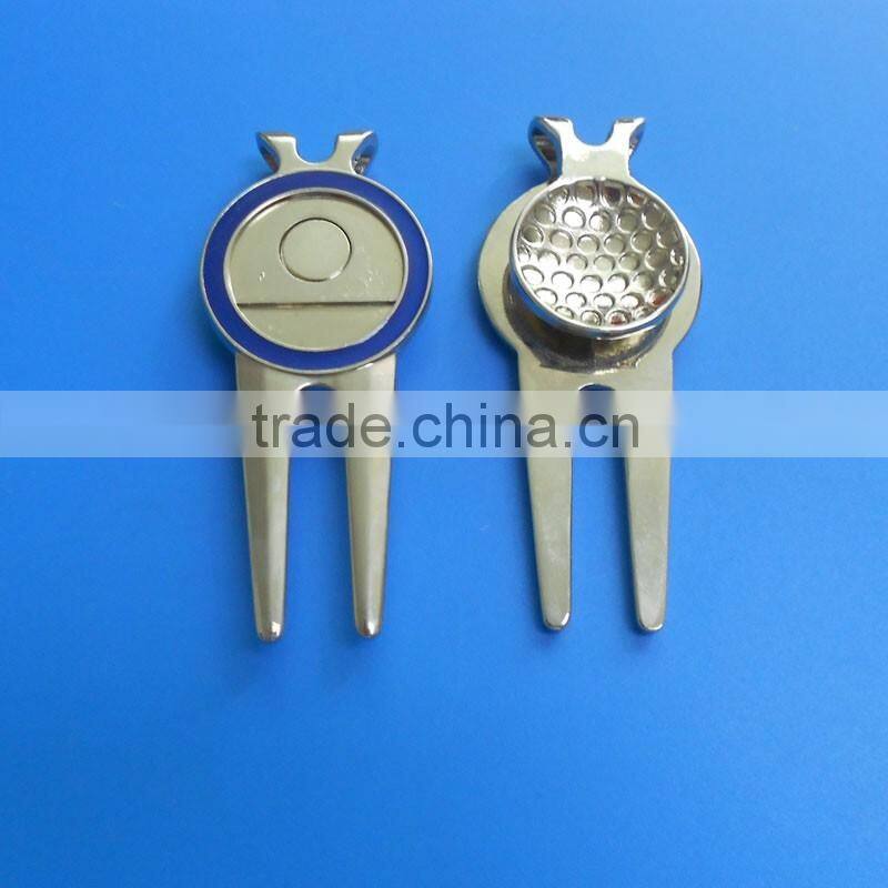 customized golf club logo divot tool/hat clip/magnetic ball marker business gift golf accessories set