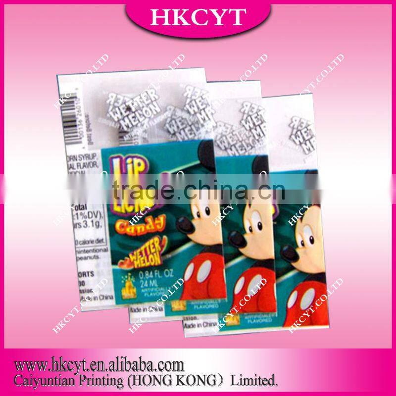 Custom printed PVC shrink sleeve lable for food package/plastic private shrink lable