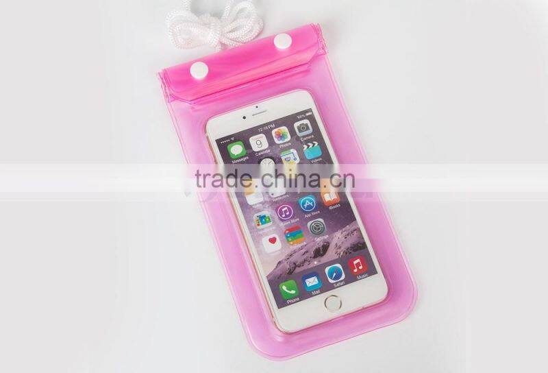 Waterproof Soft PVC Phone case,underwater photograph diving Pouch Dry bag For Apple iPhone 4 4s 5 5s 6 Plus For Samsung