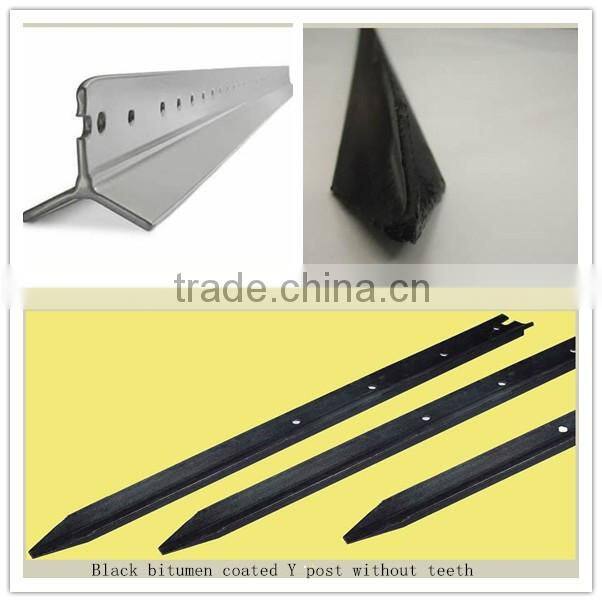 1.25lbs studded waterproof pvc coated waterproof y post for fixing plants