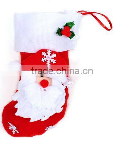 Christmas Santa Mini Socks Candy Bag /Christmas Tree Decoration for Hanging