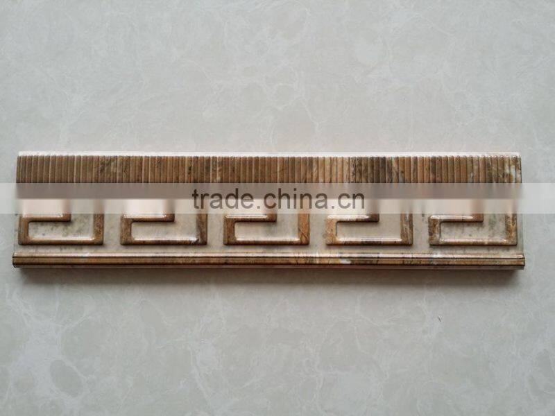 3D inkjet digital bathroom border ceramic tile