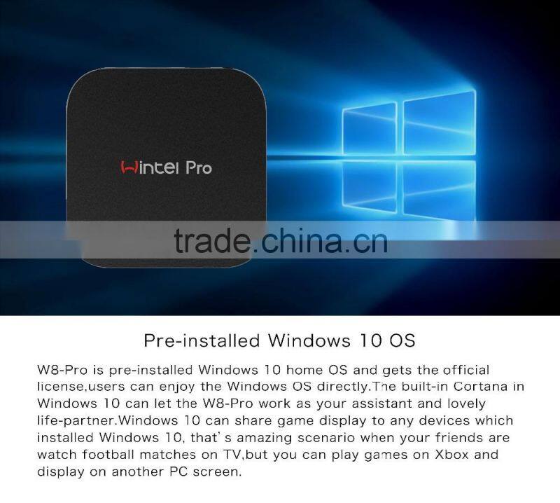 2016 new hot cheap mini pc Vensmile mini pc wintel W8 PRO Cherry Trail Z8300 mini pc 2G/32G 1.84GHz W8 PRO vensmile mini pc