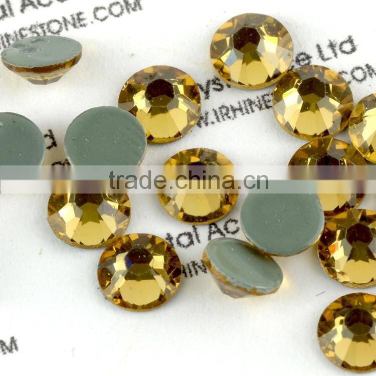 High quality economy strong glue LCT rhinestones hot fix for T-shirt