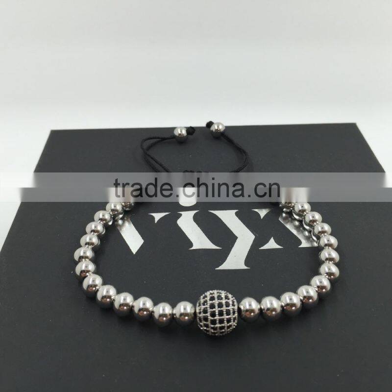 2016 Latest Fashion mens beaded leather wrap bracelets,diy wrap beaded bracelet