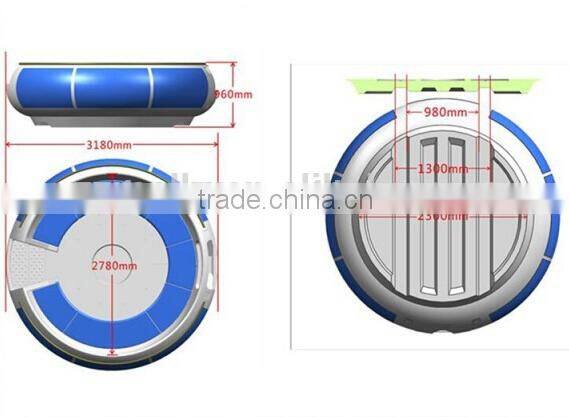 Entertainment boat BBQ yacht LLDPE structure