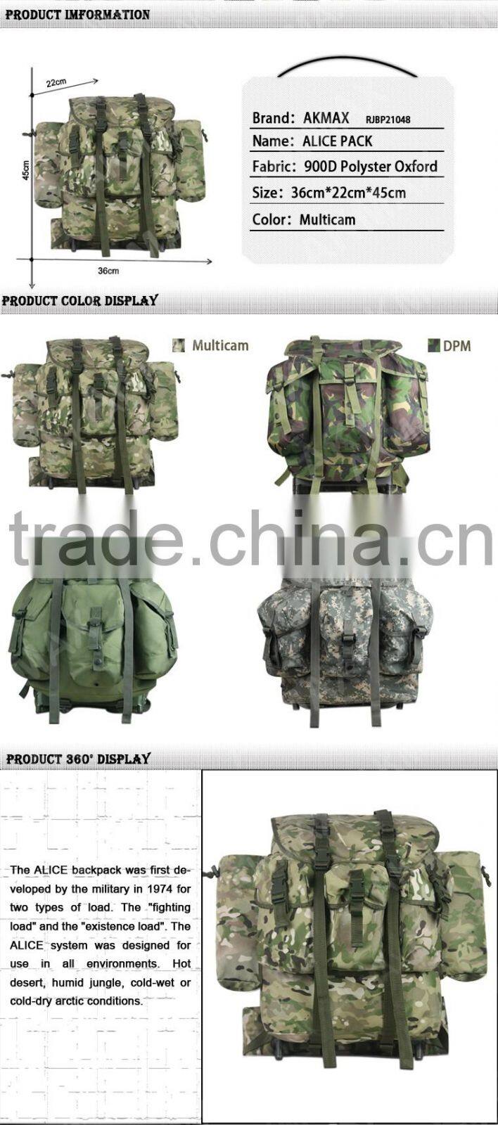Durable combat Moutaineering backpack