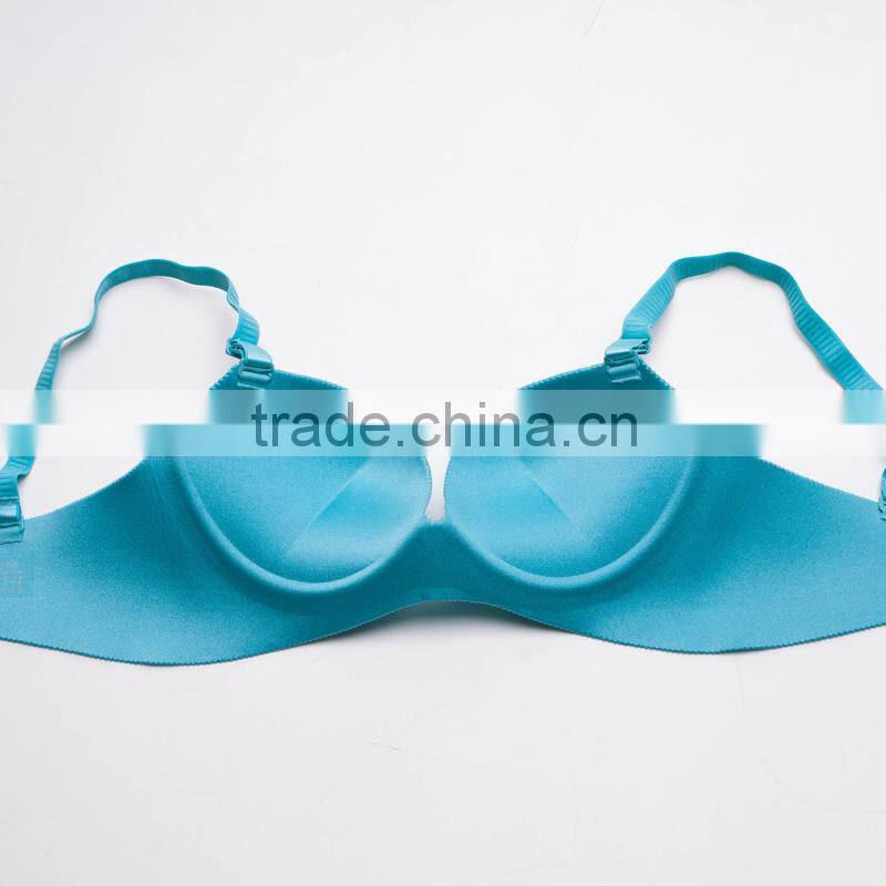 2015 new hot European Style Free Sample Push Up Bra solid seamless sexy bra