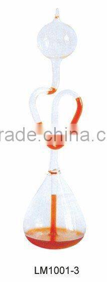 Blue Glass love meter/glass hand boiler