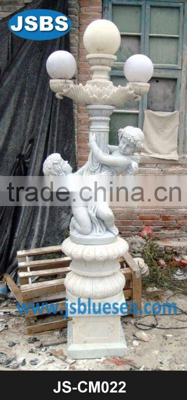 Polished Marble Column Statue