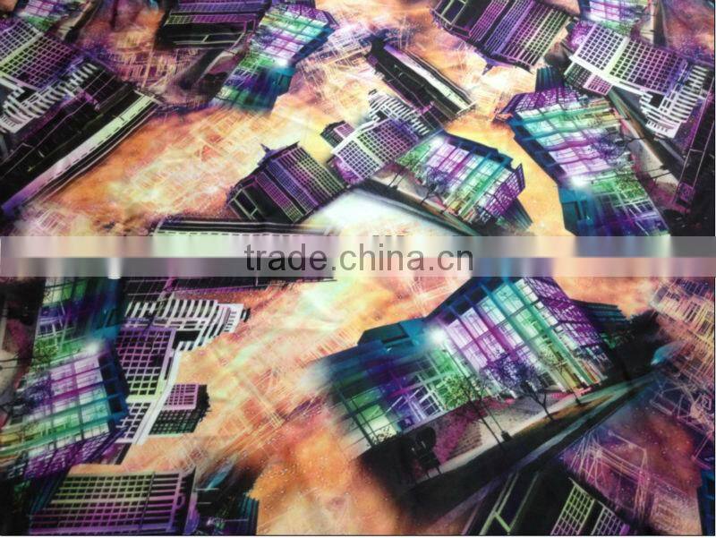 Fashin digital design 100% poly cdc print