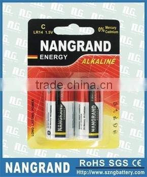 C size lr14 alkaline cell with nice price