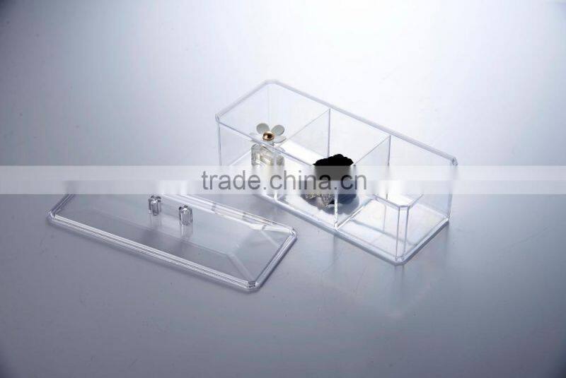 2016 PS material wholesale makeup storage acrylic cosmetic case