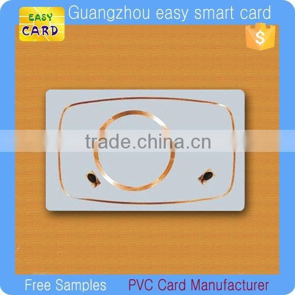 12.56khz/13.56MHz full color printing rfid smart nfc plastic card