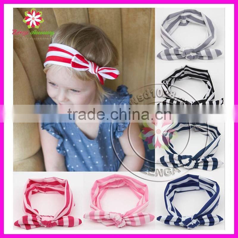 Bow lace headband, lace elastic headband, elastic lace headband