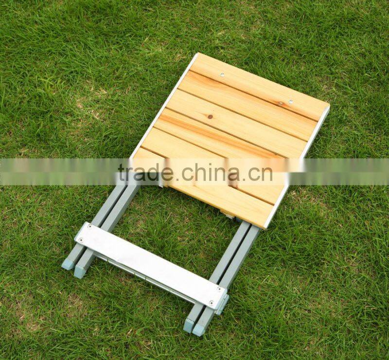 Wooden folding chair