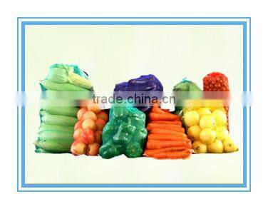 pp circular mesh bag for onion 55*80cm raschel mesh bag of potatoes