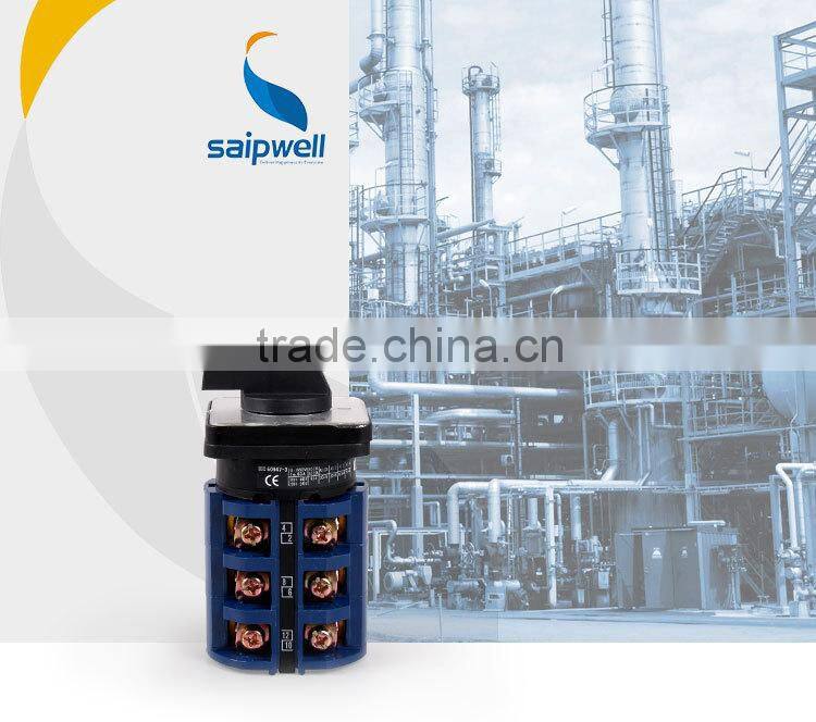 SAIP/SAIPWELL Electrical Equipment Automatic 63A 16 Position Rotary Switch