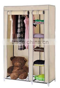 Five layer frame use of clothes can be folded fabric wardrobe