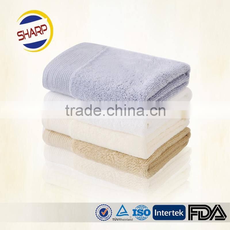 Fancy bathroom supplied fabric towel, new fashion cotton towel