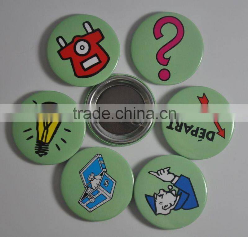 2013 hot sale eco-friendly plastic button badge/fire service badges for promotion gift