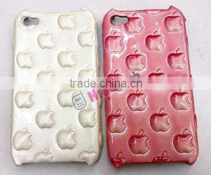 for iPhone 4/4s case,back cover case,leather+plastic case 2012 new all design(many design) provide different model OEM/ODM