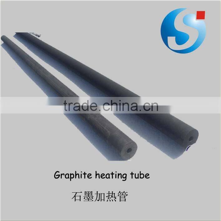 Graphite block and graphite rod