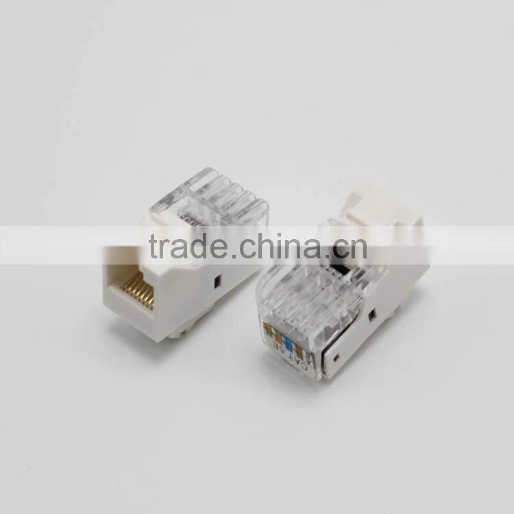 Toolless Cat5e RJ45 Keystone Jack
