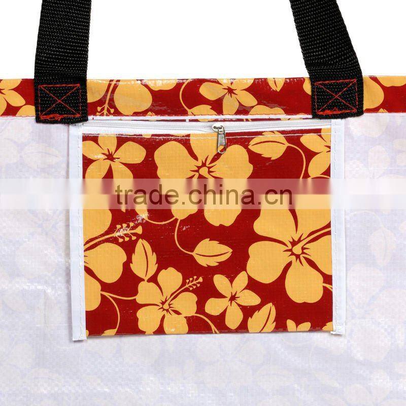 glossy laminated pp shopping bag