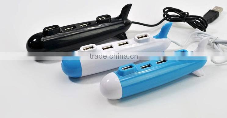 Airplane shape High Speed 4 Port USB 2.0 HUB