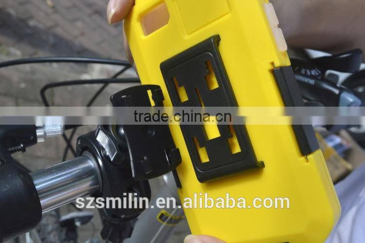2015 New Touch Screen IPX8 8M Waterproof Phone Bike Motorcycle Holder Case for iPhone6 Plus iPhone4 4s 5 5s Protective Bag Mount