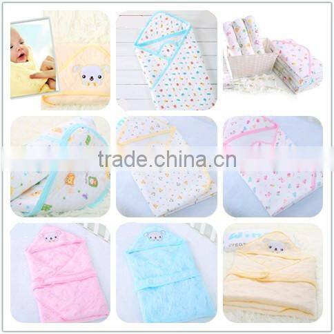 100% cotton new born baby hooded towel