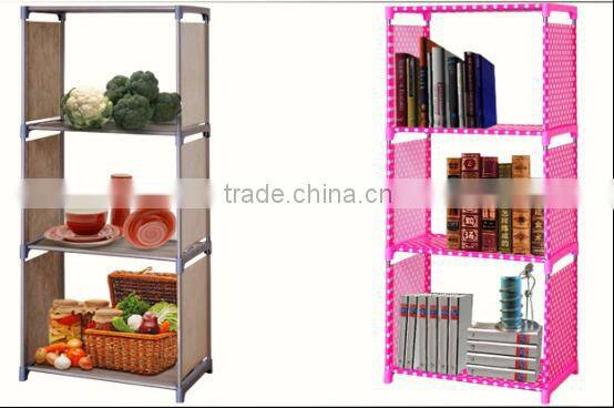 Best sell easy assemble folding furniture book rack design