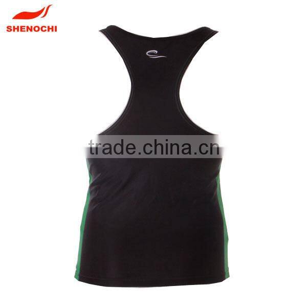 Custom Sublimation Printing Dry Fit Running wear Singlets