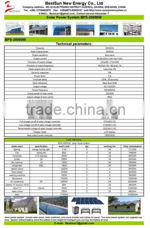 20000w inverter pure sine wave solar micro inverter solar inverter grid tie