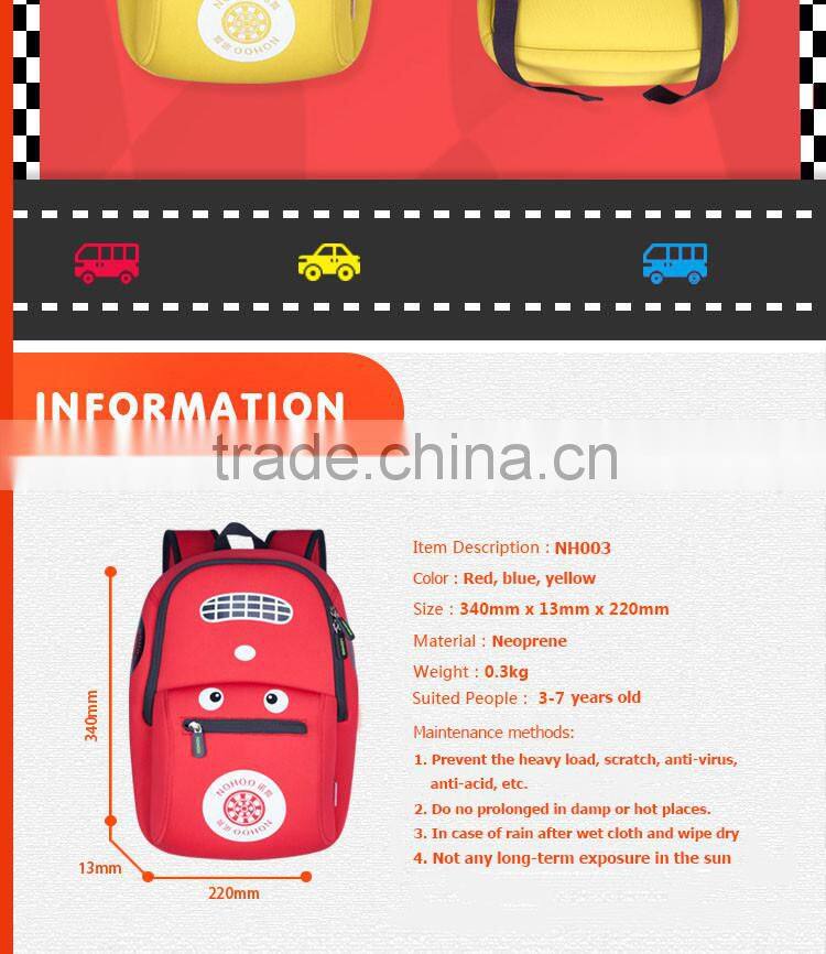 Hot Sale Kids Racing Car Backpack Boys Girs High Quality Waterproor SchoolBag Children Travelling Rucksacks Bags
