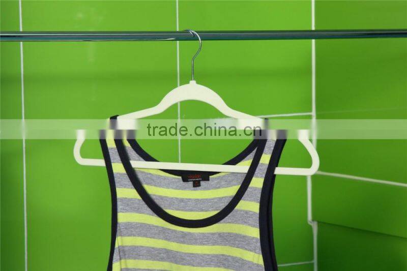 HM-003 70g Velvet Non slip Suit Hanger With a Notch For Clothes Indoors Use 10pk Color Sleeve