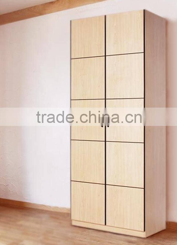 Three door laminated particle board clothes wardrobe for sale