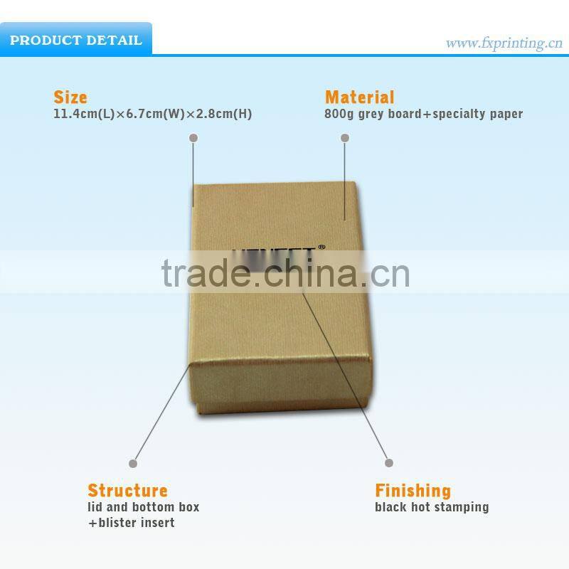 Custom Make Paper Jewelry Different Types Gift Packaging Box