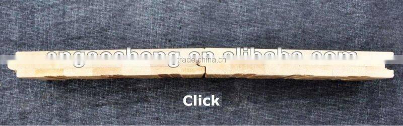 horizontal solid bamboo flooring click system