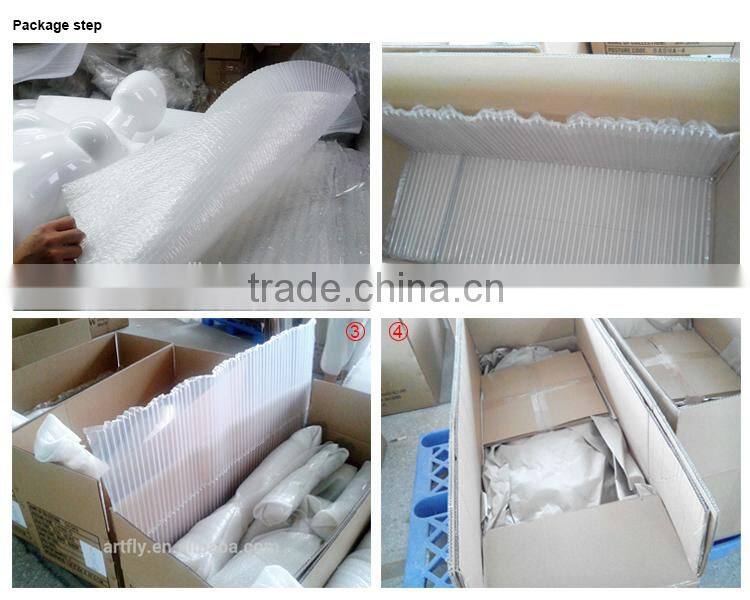 plastic full body mannequin, display transparent female mannequin