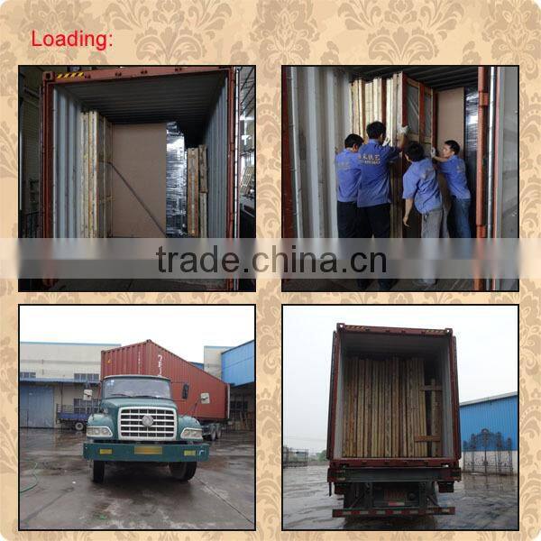 Arched interior double door