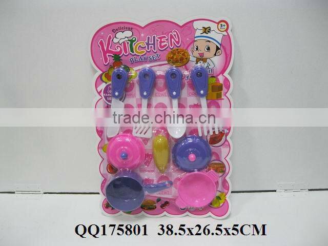 Plastic kitchen play set for kids