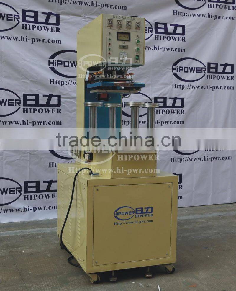 Auto turntable high frequency cylinder bottom welding machine