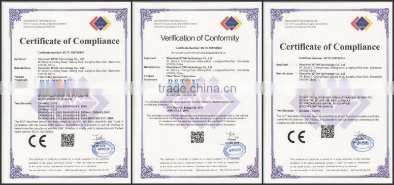 VGA KVM Over Fiber Extender